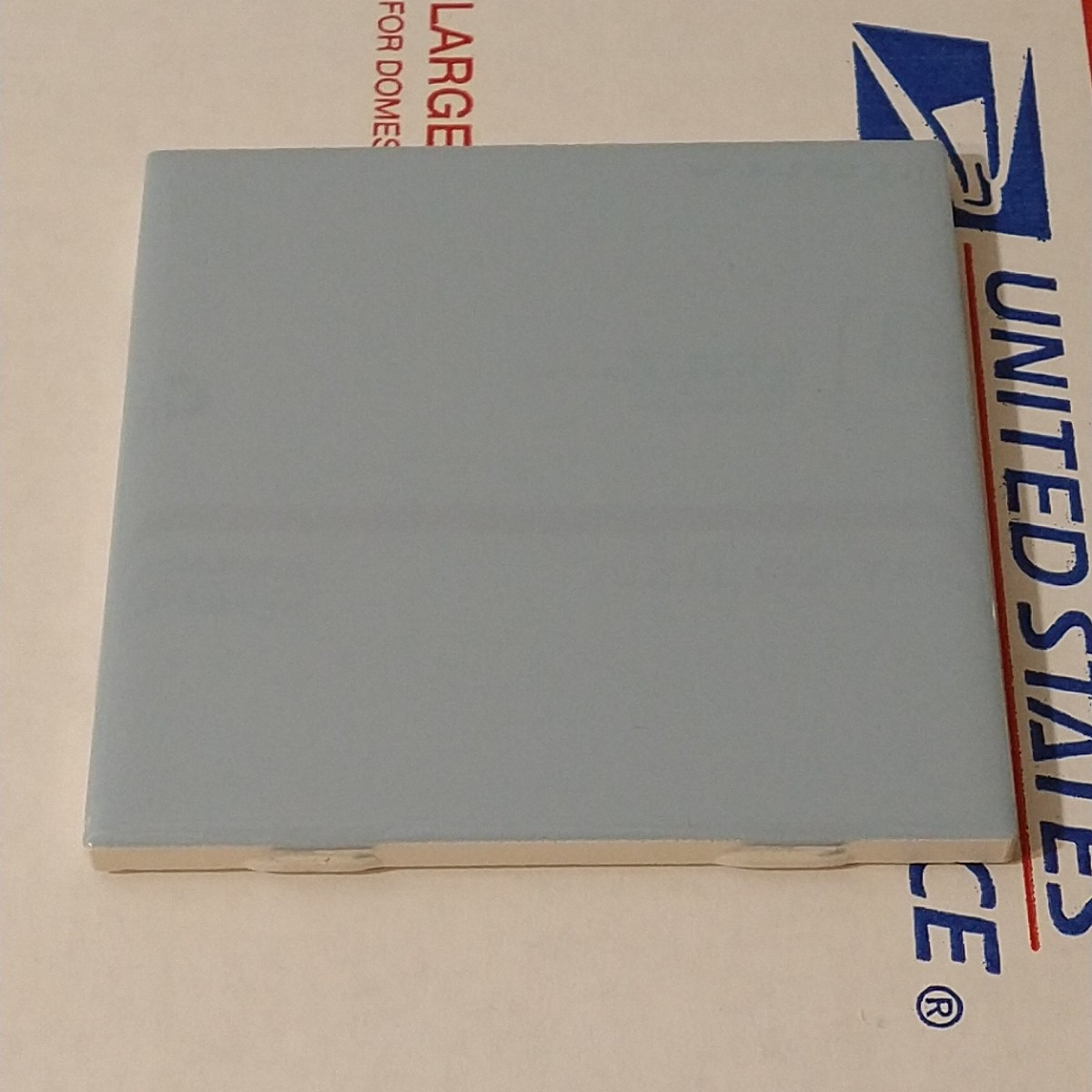 Blue Waterfall 4 in Ceramic Tile 4.25 in Subway Square Daltile Color 0169 Shower