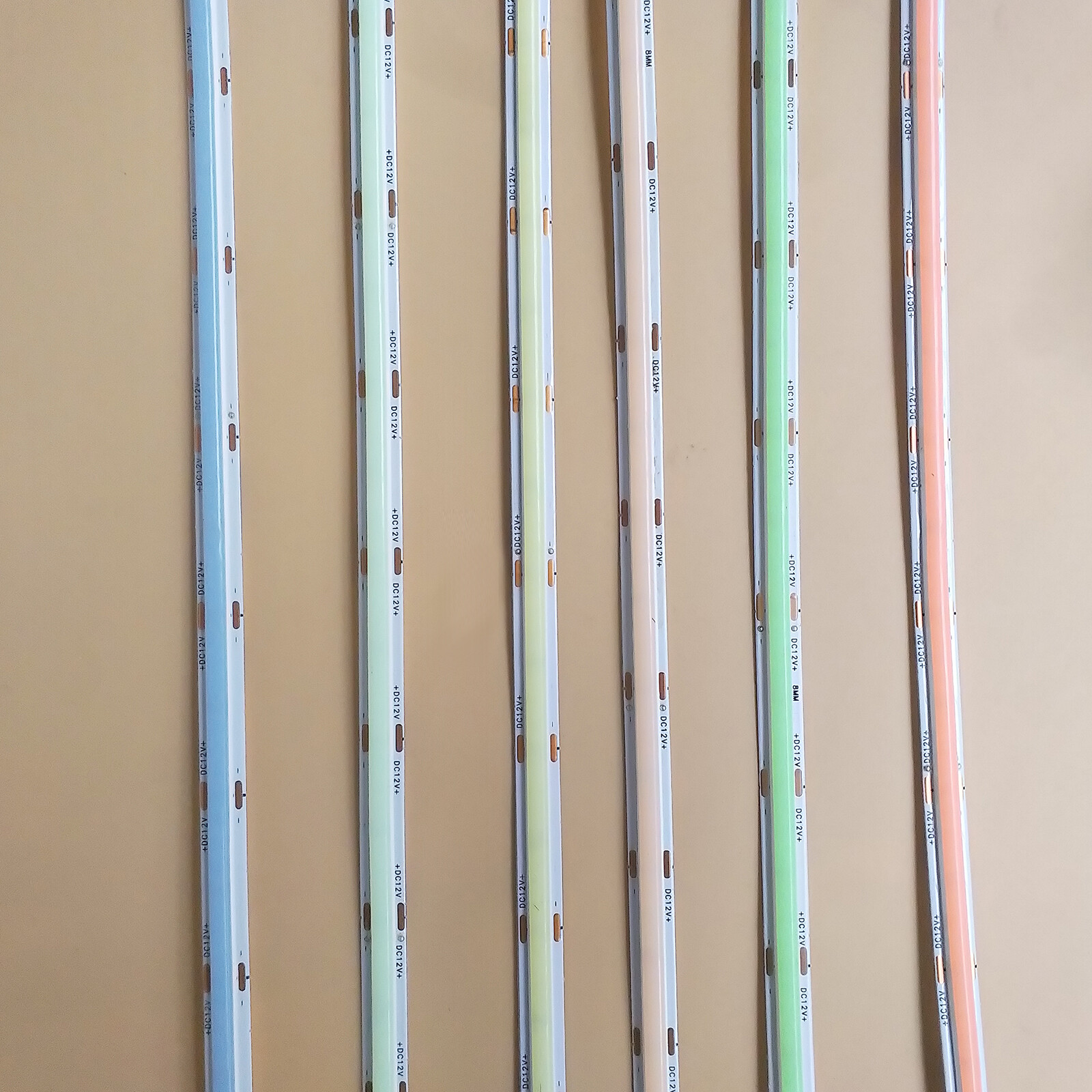 Fancy 12V COB LED Flexible Strip Light Tape Rope IP44 Waterproof Super Bright