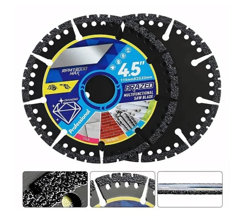 1~5x Diamond Multi-Purpose Saw Blades,4.5 Inch Heavy Duty Diamond Cutting Blades