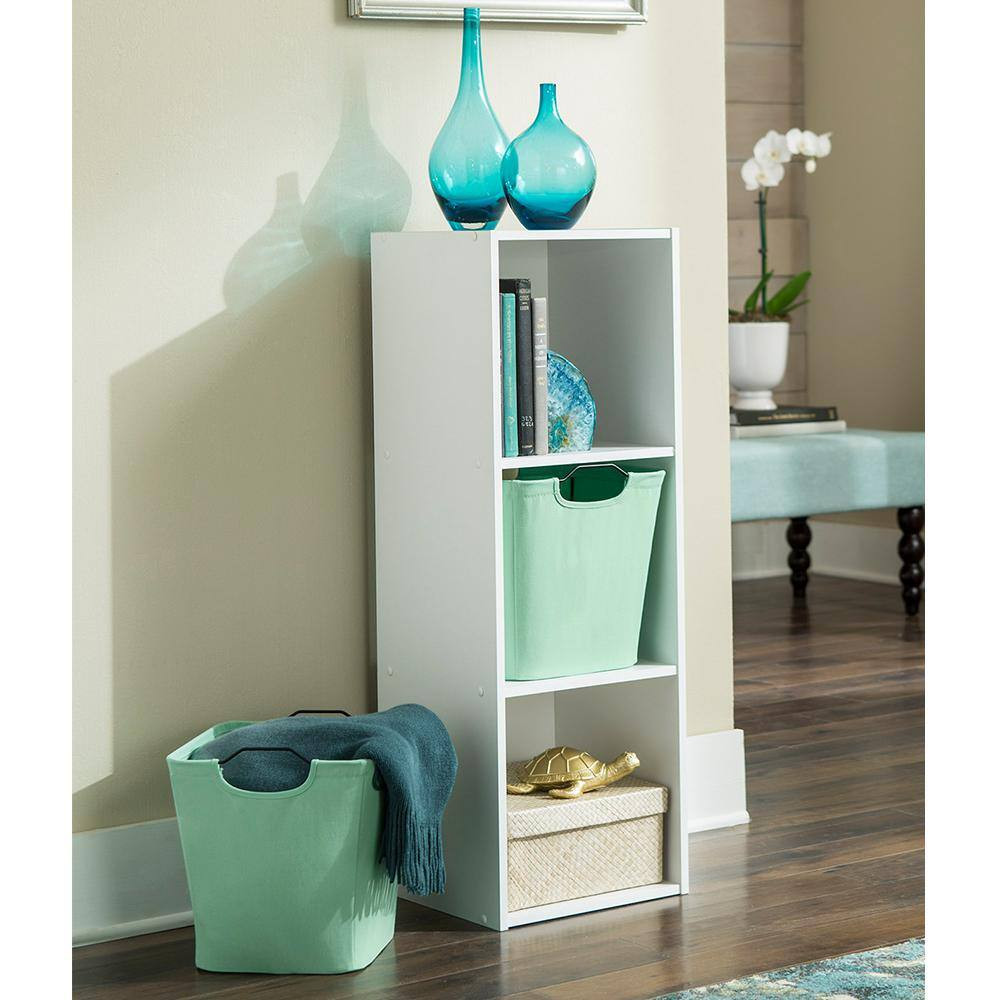 10.5 In. W X 11 In. H X 10.5 In. D Green Wire Framed Fabric Drawer