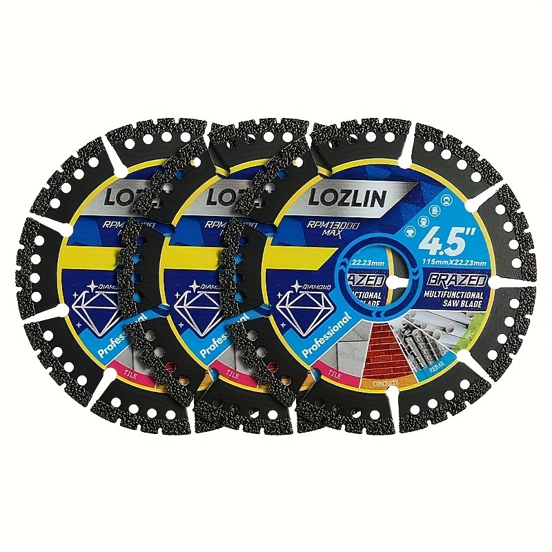 1~5x Diamond Multi-Purpose Saw Blades,4.5 Inch Heavy Duty Diamond Cutting Blades