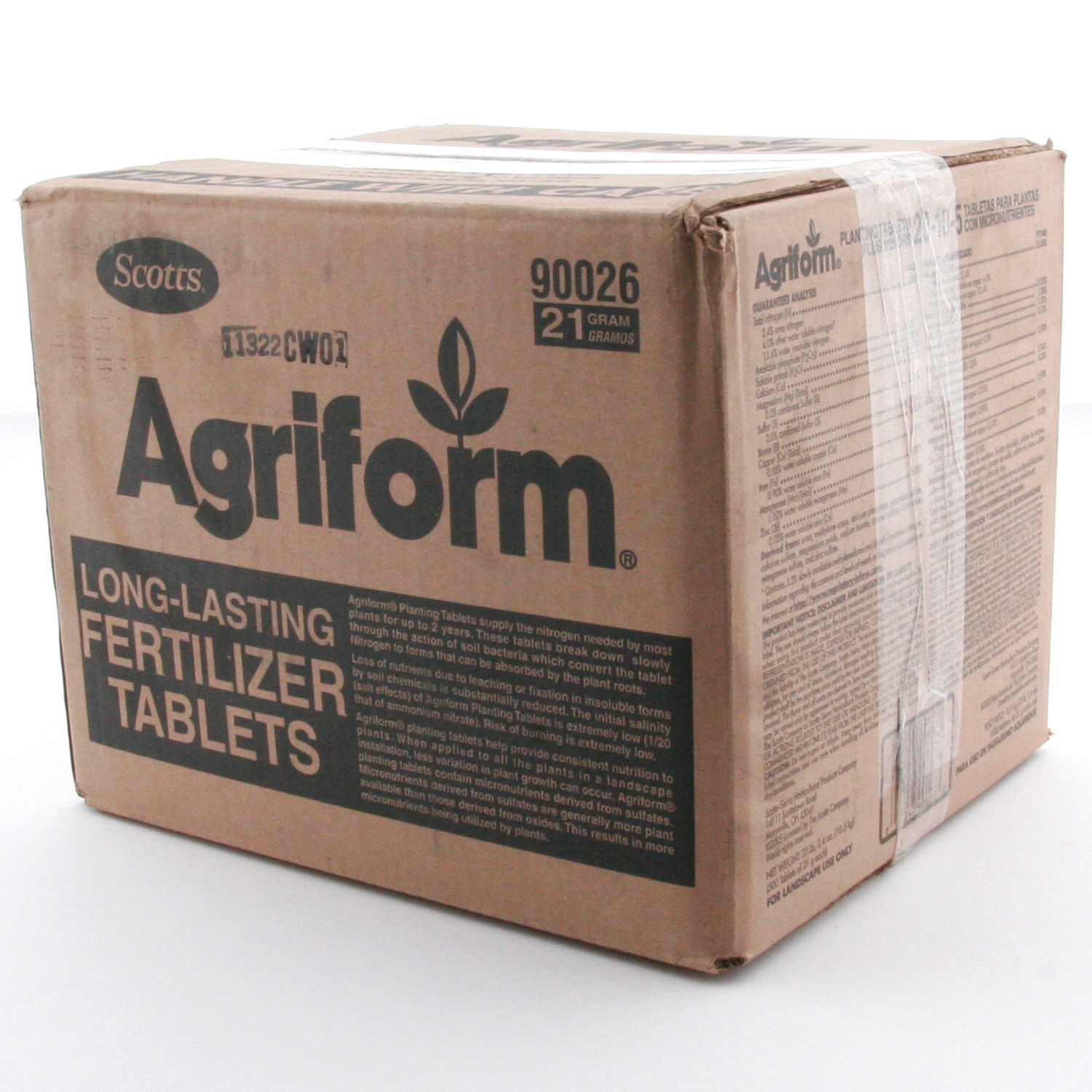 Agriform 20-10-5 Fertilizer Planting Tablets – 500 x 21g Tablet