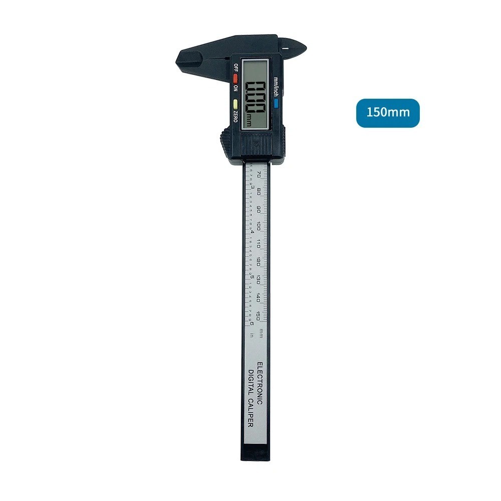 150mm 100mm Digital Caliper Carbon Fiber Vernier Gauge Micrometer Measuring Tool