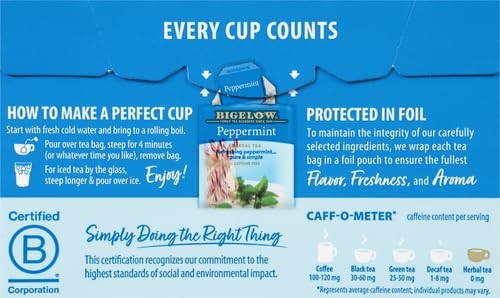 Gluten Free Tea 20 Count Box Kitchen Staple Plant Based Organic Ingredients