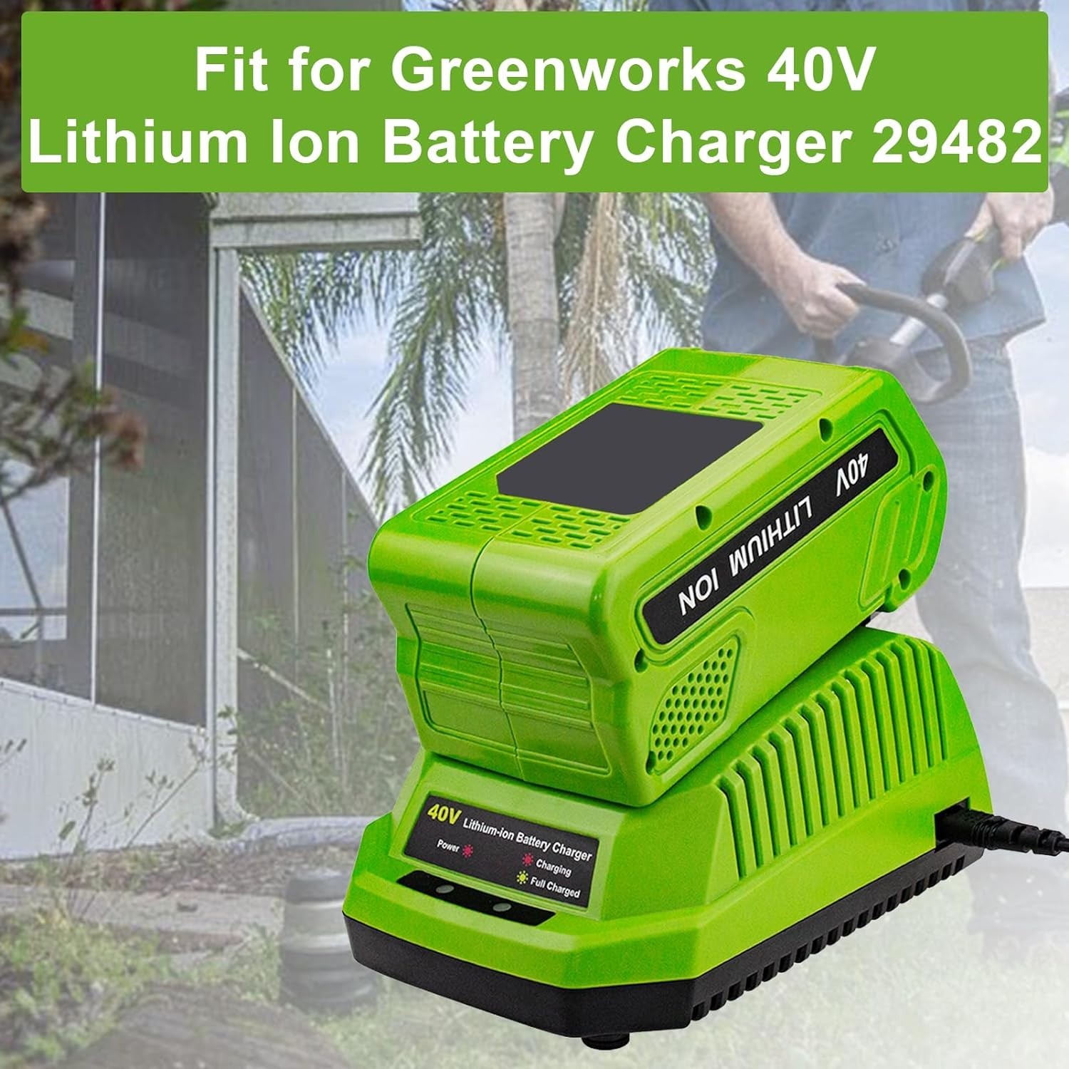 40V 8.0AH For Greenworks 40V G-MAX Lithium Battery 29472 29462 29252 or Charger