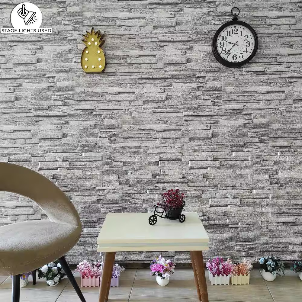 Falkirk Uffcott 39.4 In. X 9.8 In. Grey Faux Ancient Brick Styrofoam 3D Decorati