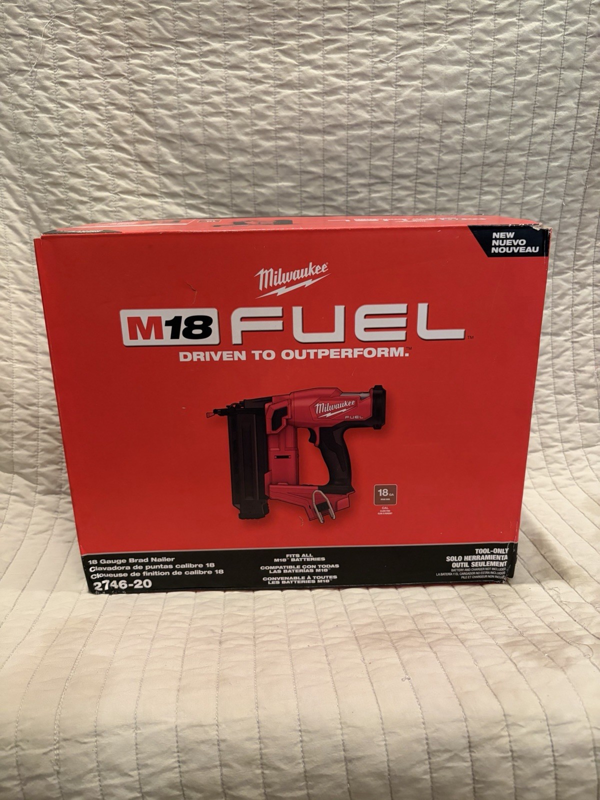 Milwaukee M18 FUEL™ 18 Gauge Brad Nailer (2746-20)