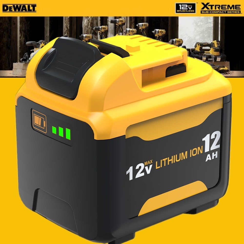 1~4PACK For Dewalt DCB126 12.0Ah 5.0Ah 12V 12Volt Max Lithium Ion Battery Li-ion