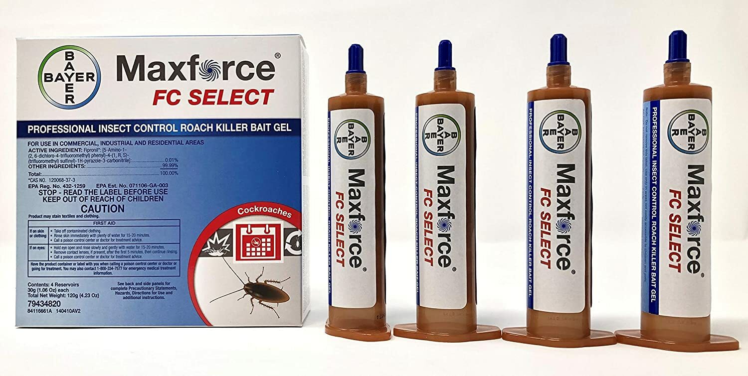 Maxforce Select Roach Killer Bait Four Tubes – *** SAME DAY SHIPPING ***