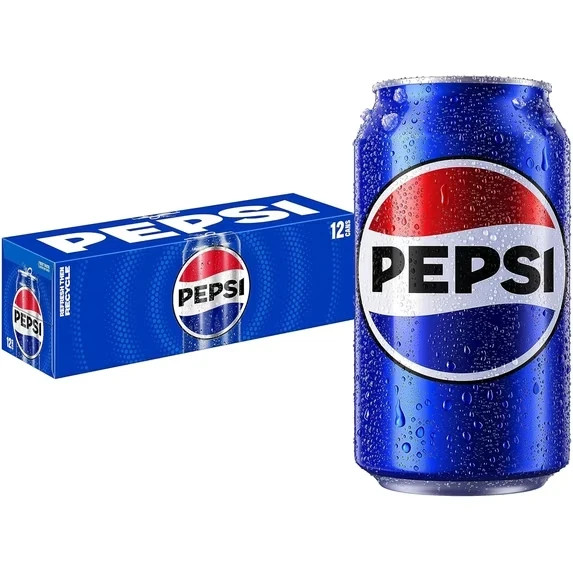 Pepsi Cola Soda Pop, 12 fl oz, 12 pack Cans – Free Shipping