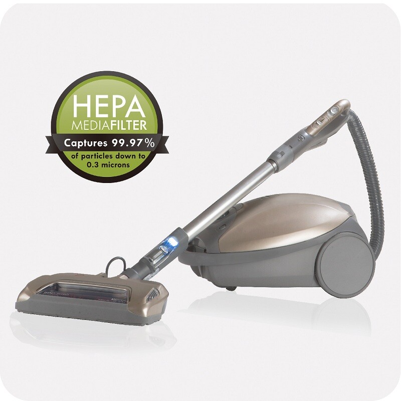 Kenmore Elite Bagged Canister Vacuum Cleaner HEPA Home Vac 2-Motor 4L Capacity