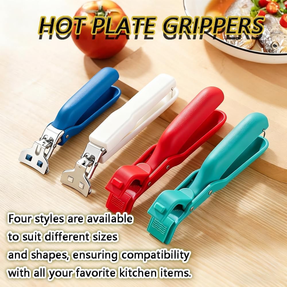 Non-slip Hot Bowl Gripper Anti Scald Bowl Tongs Household Plate Clamp Pan Lot