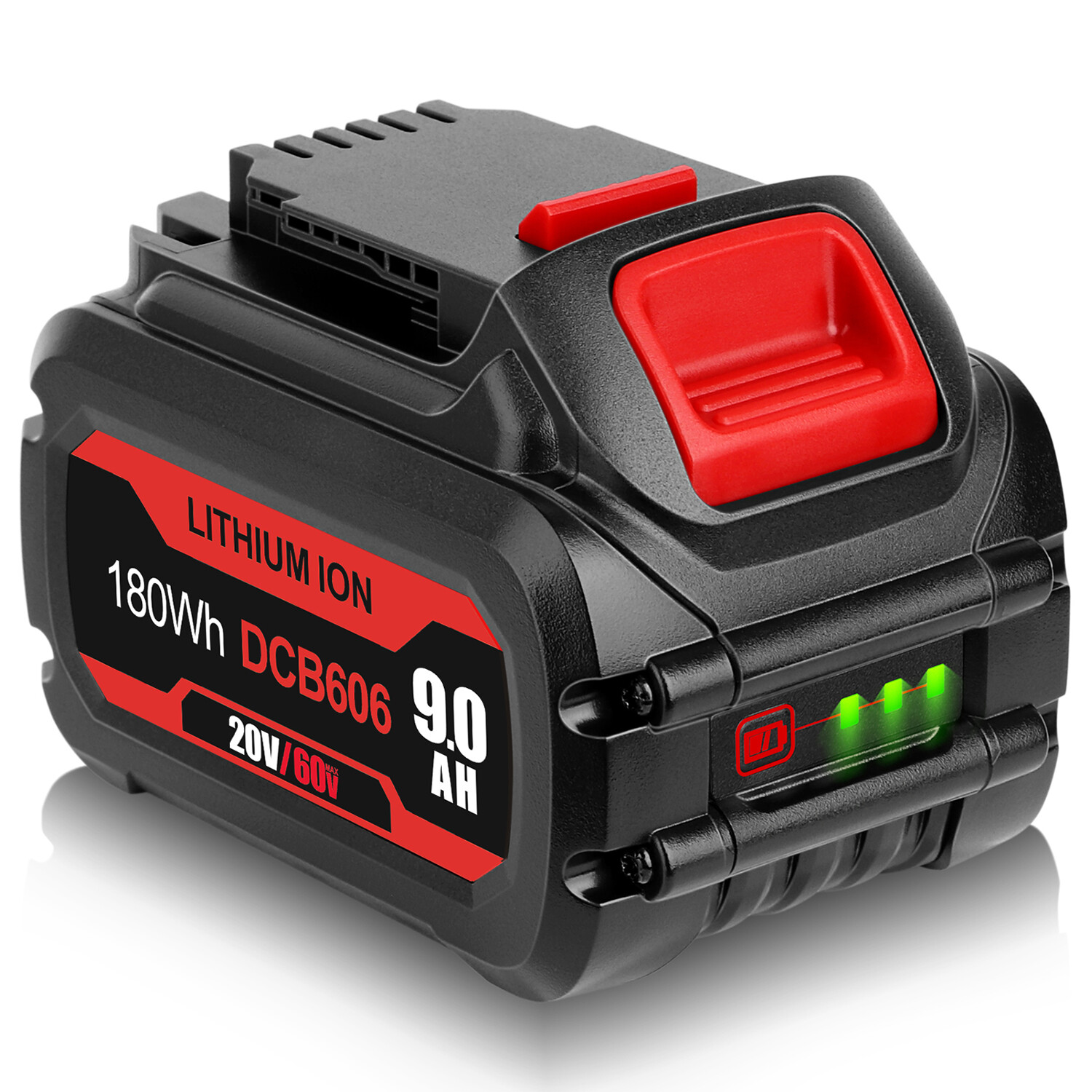 New DCB609-2 For DEWALT FLEXVOLT 20V/60V 9Ah MAX Lithium-Ion Battery Pack DCB606