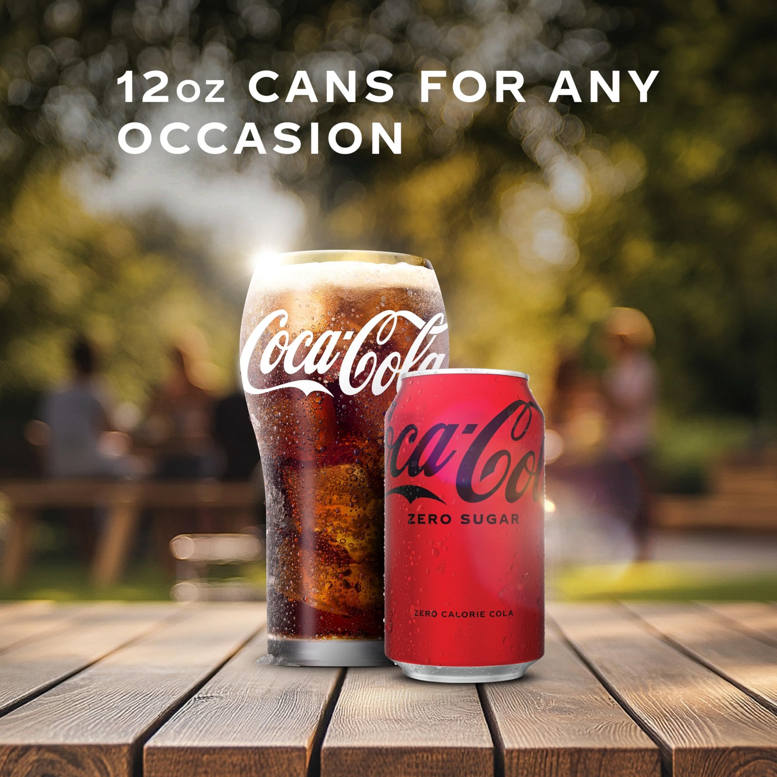 Coca-Cola Zero Sugar Soda Soft Drink Fridge Pack Cans, 12 fl oz, 12 Pack