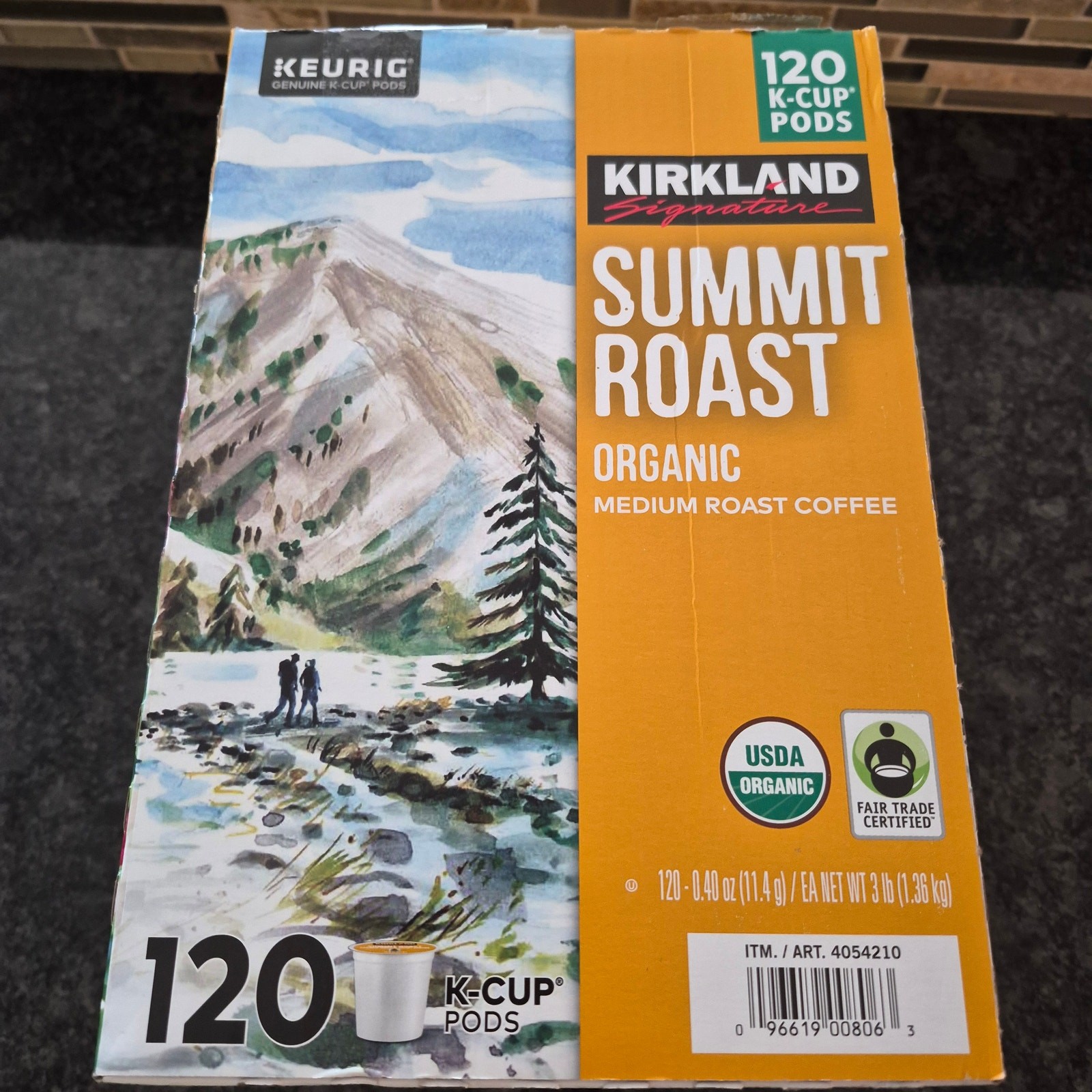 Kirkland Signature Organic Summit Roast K-Cup Pods 120 ct