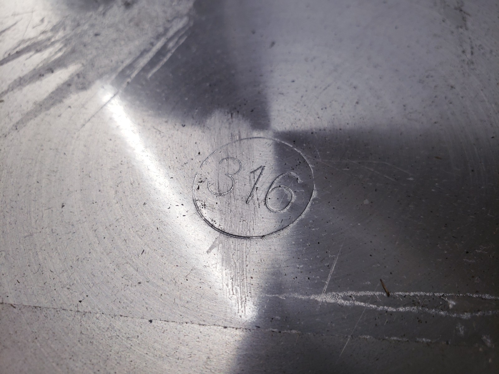 ☆SALE☆ 14 Gal 316 Stainless Steel Closed Top Drum Barrel w/ Handles 14½”×22½”