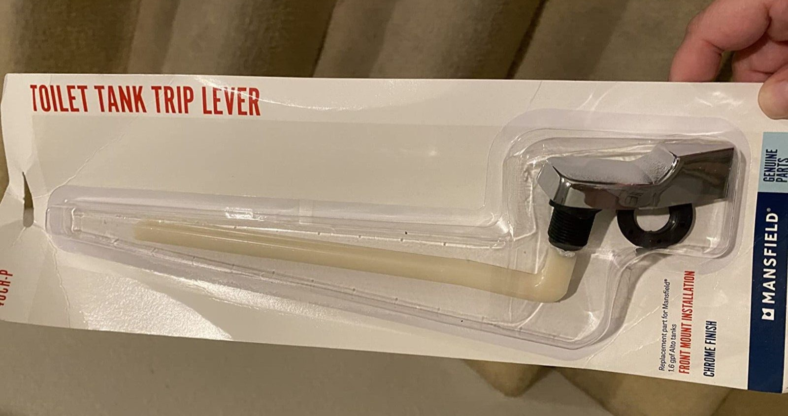 Model 40 Flush Lever 1 Each By Mansfield Plumbing Chrome Lever Plastic Handle