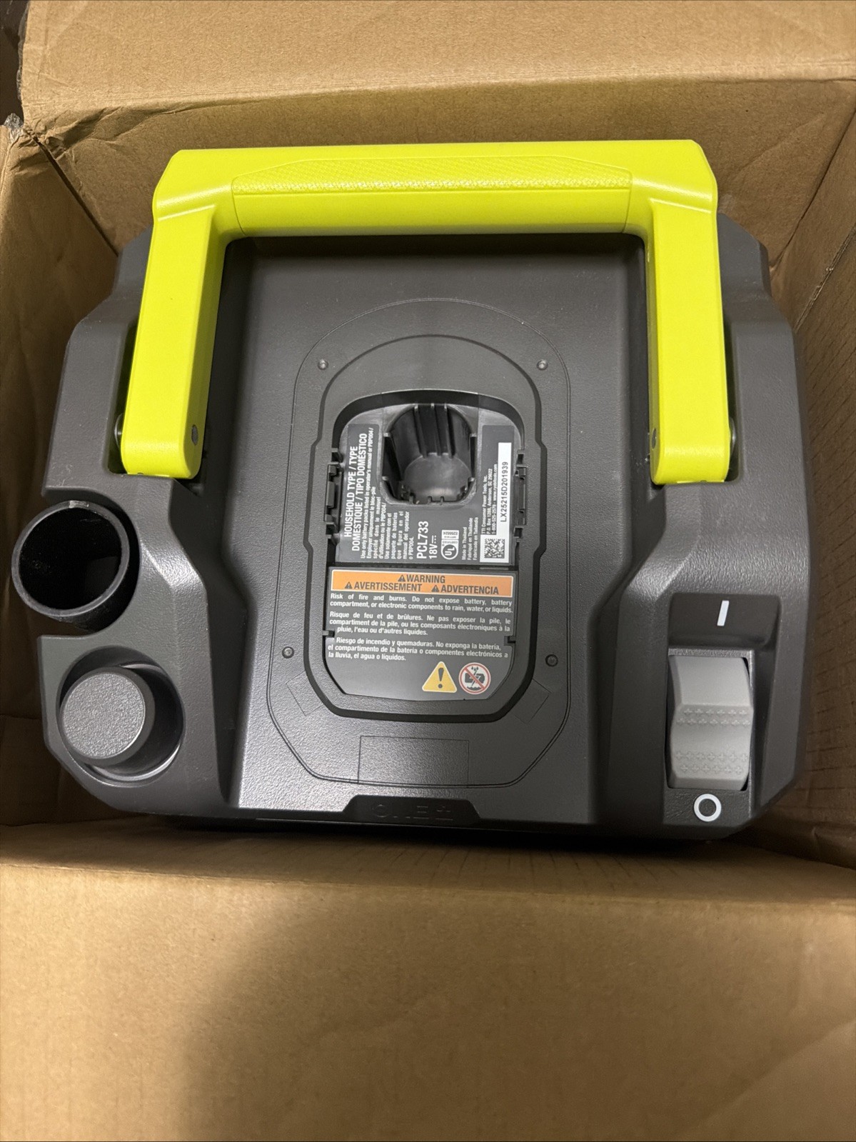 Ryobi PCL733B ONE 18V Cordless 1 gal Wet/Dry Vacuum – Green