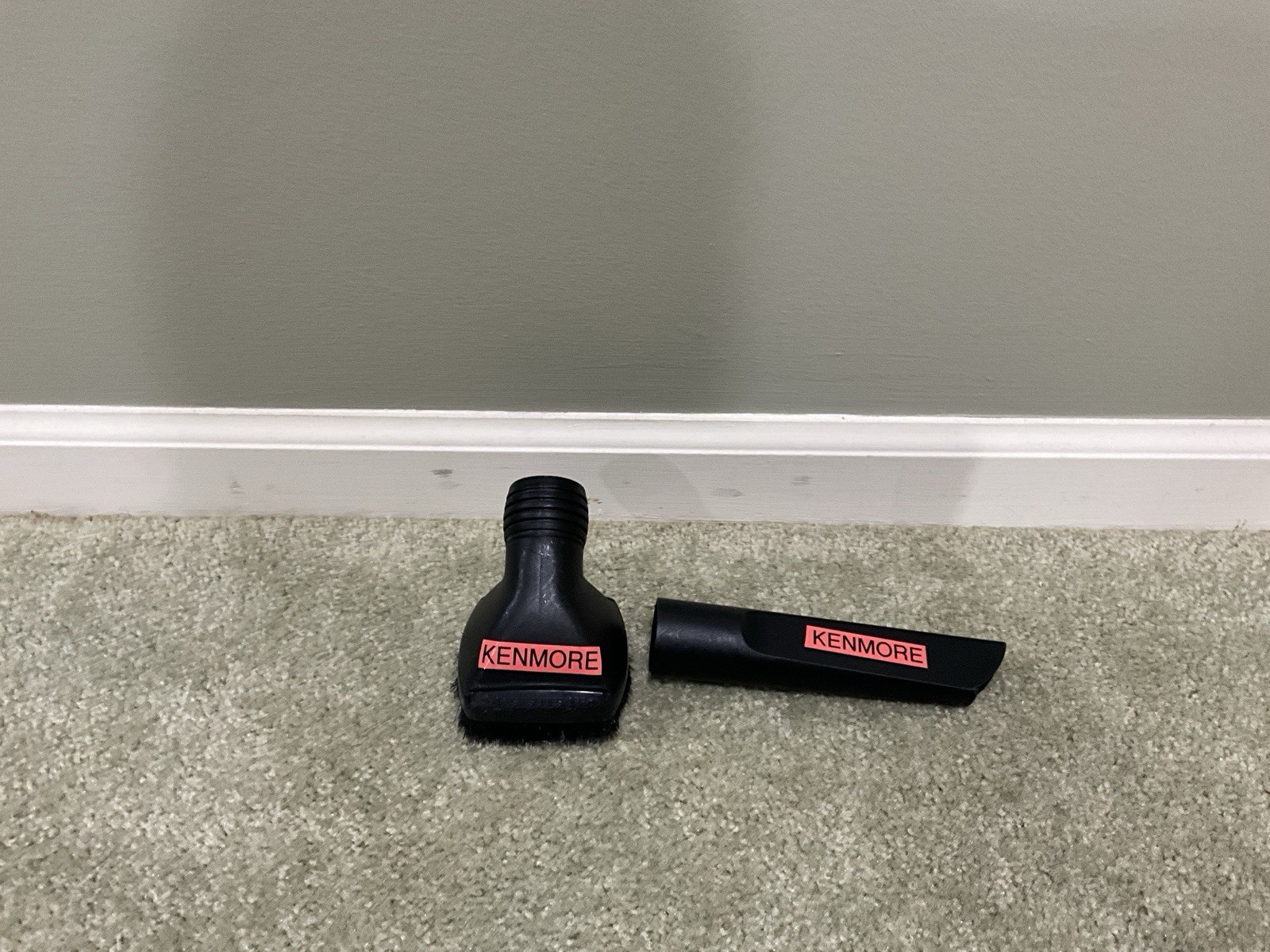 Kenmore 2 Piece Vacuum Attachment Set-Square Dusting Brush/Crevice Tool