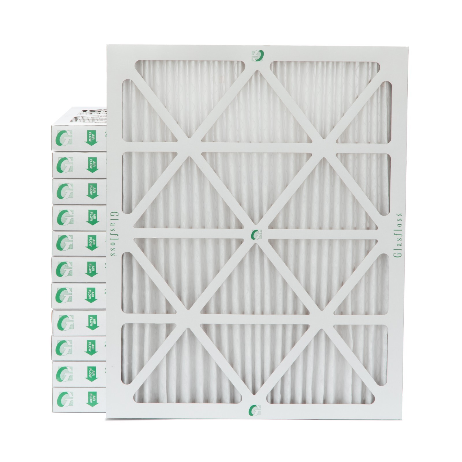 16x20x2 MERV 10 Pleated 2″ Inch Air Filters for Furnace & AC. 12 PACK.