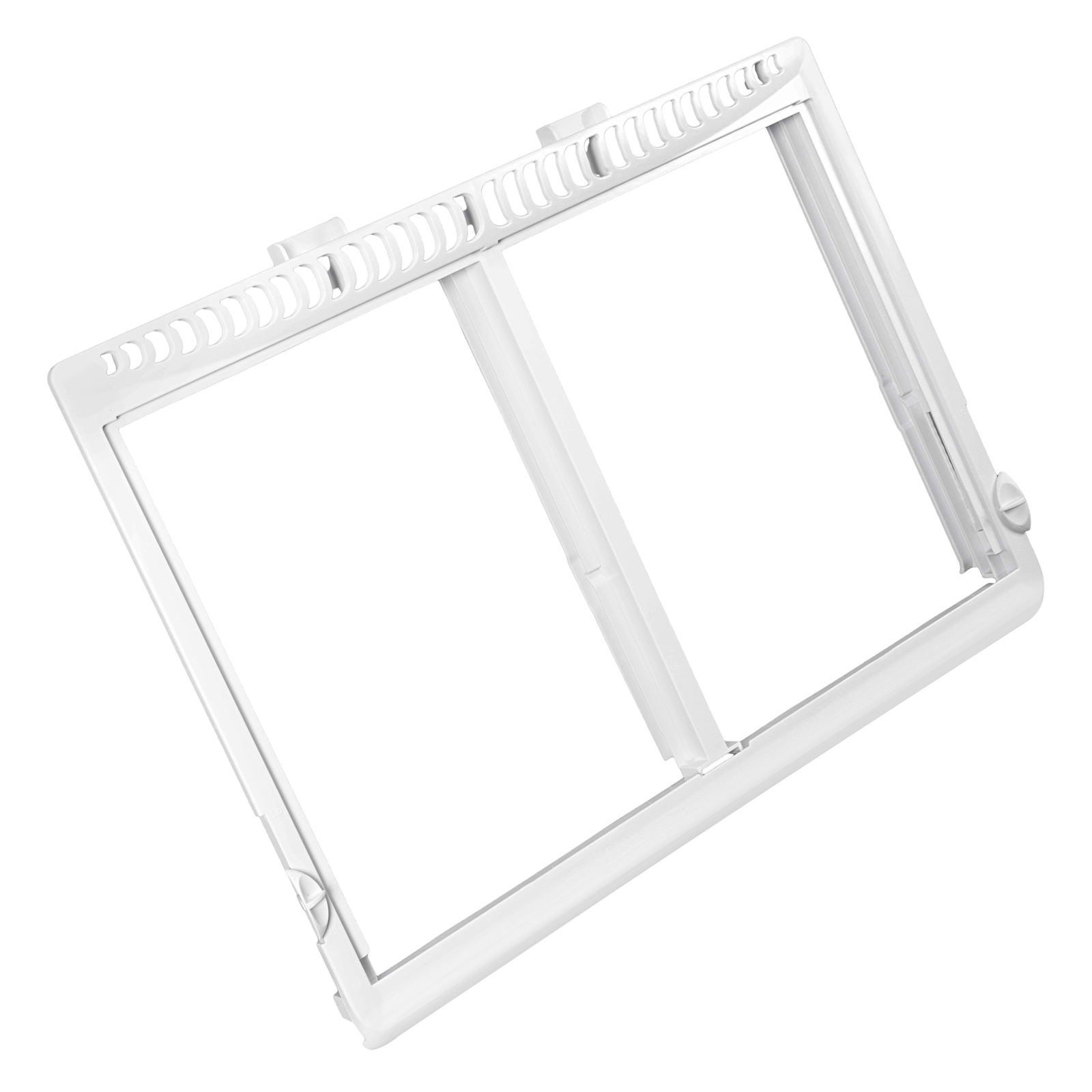 White Crisper Drawer Cover Frame Fit For Frigidaire Refrigerator 240364787 New