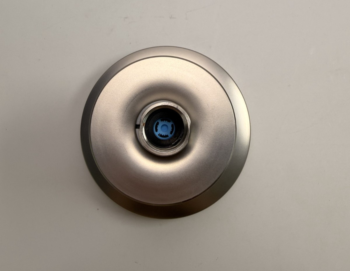 Jolie Filtered Showerhead Annual Pack w/ 3 Total Filter Refills Brushed Steel