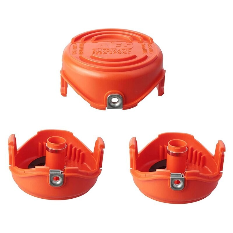 Pack of 3 Black & Decker Trimmer Cap Replacement Spool Cover 90591621 GH3000
