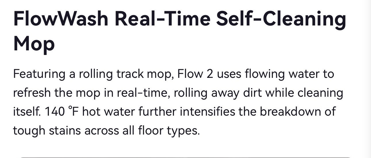 NARWAL Flow 2 Robot Vacuum and Mop Combo, 31,000Pa Suction, FlowWash Self-Clean