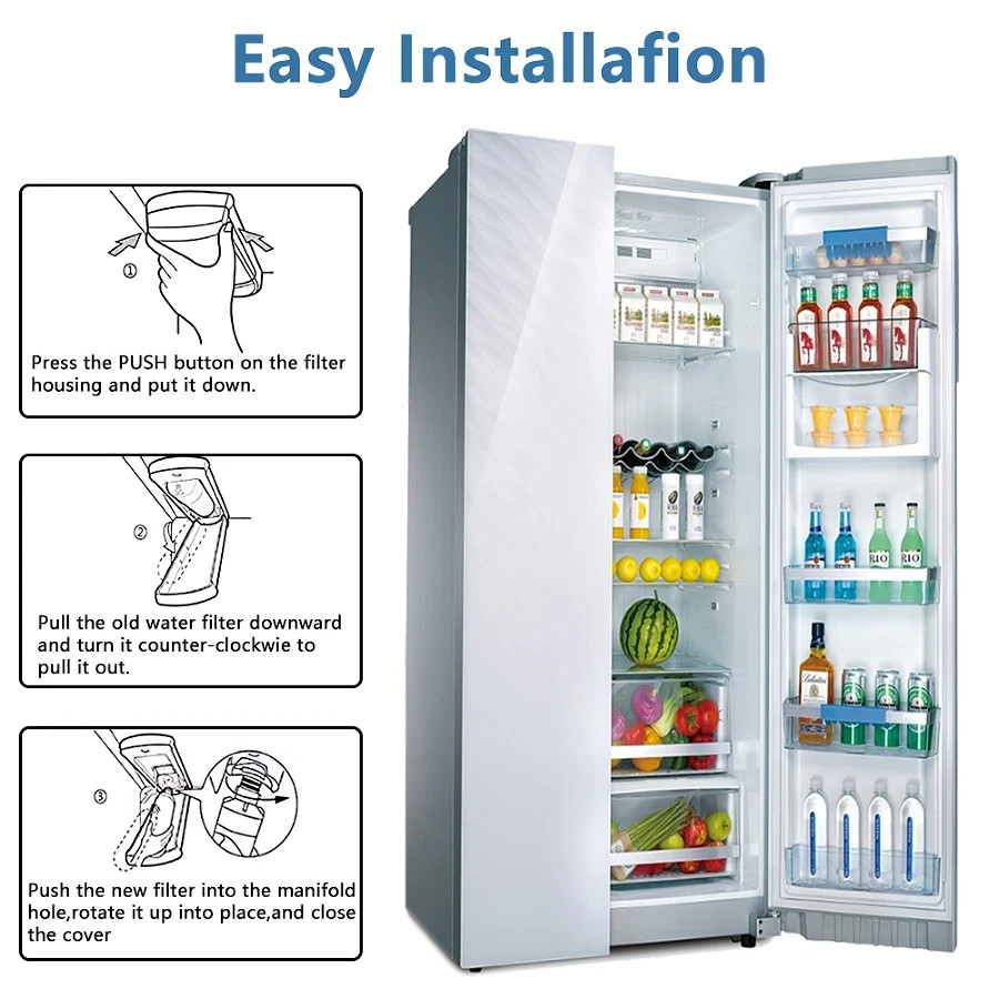 LG LT1000P Replacement Refrigerator Refresh Ice Water Filter ADQ747935 US
