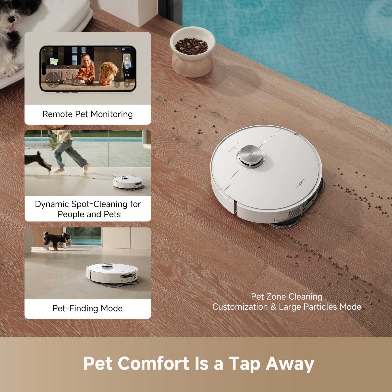 DREAME L40s Ultra AE White Robot Vacuum 19kPa Suction｜Certified Refurbished