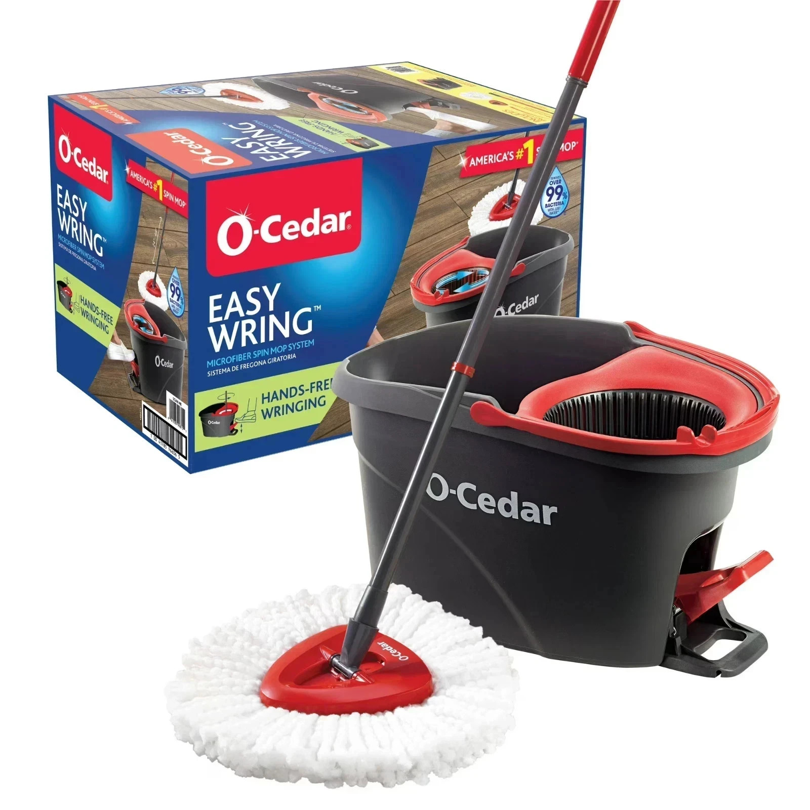 O-Cedar EasyWring Spin Mop & Bucket System- No Import Fees