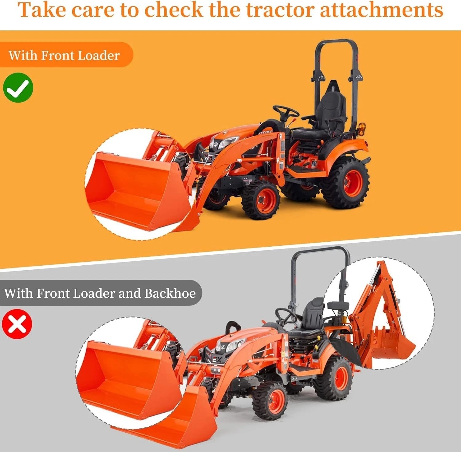 Full Tractor Cover Waterproof Heavy Duty, Universal Fits Most Compact Utility…
