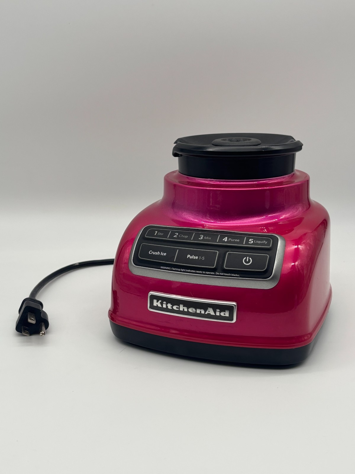 Kitchen Aid Blender BASE ONLY 120 Volts 60Hz 6.0 Amps KSB1575RI Raspberry Ice