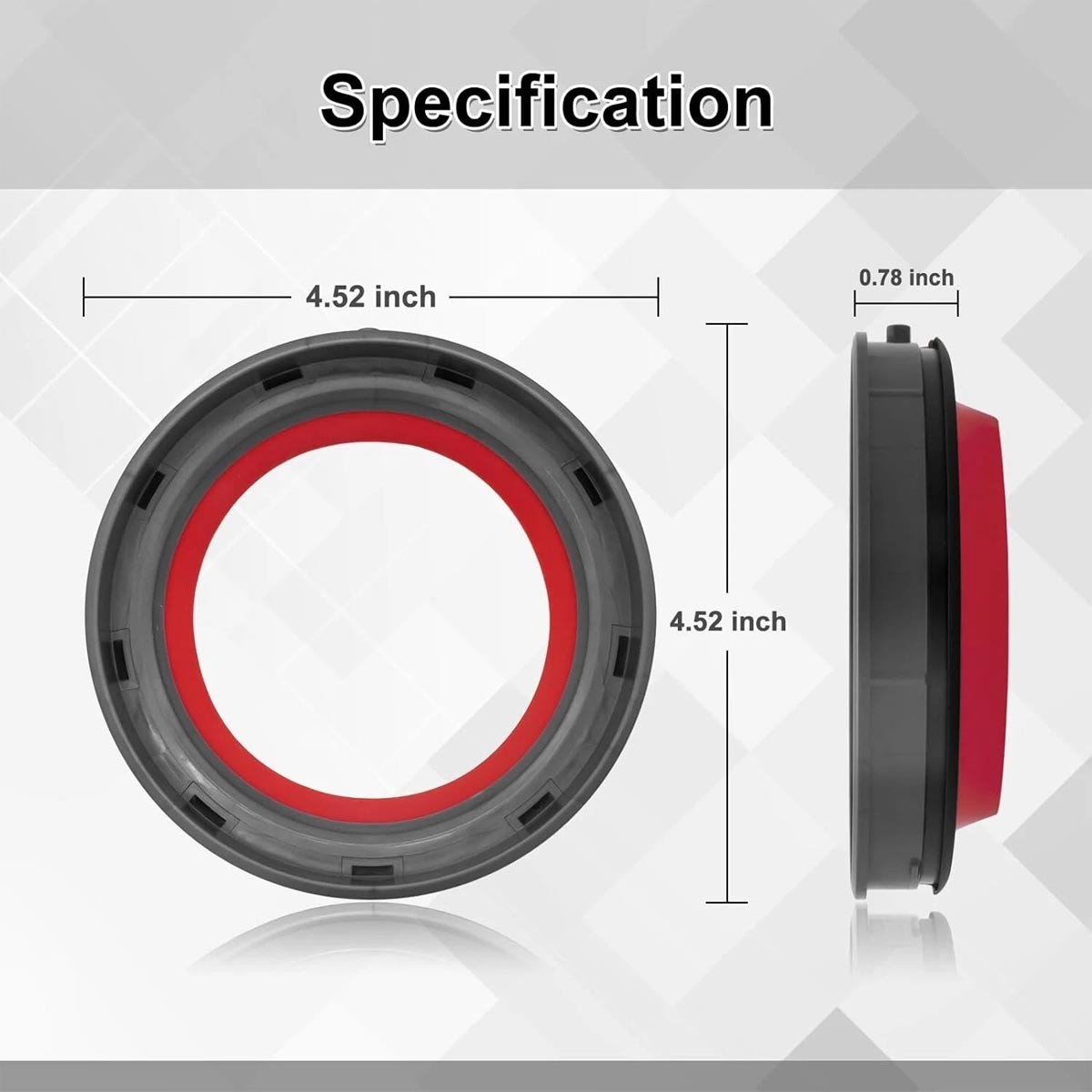 New Dust Bin Top Fixed Sealing Ring Kit for Dyson V11 V15 SV Series Vacuum