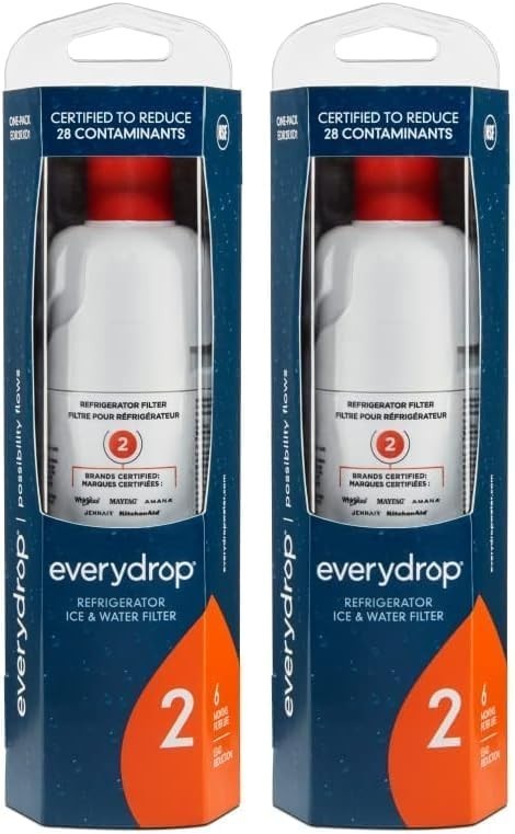 2 PACK ΕVΕRYDROP ΕDR2RXD1 Refrigerator Wate Filter 2 US Sealed NEW US Ship