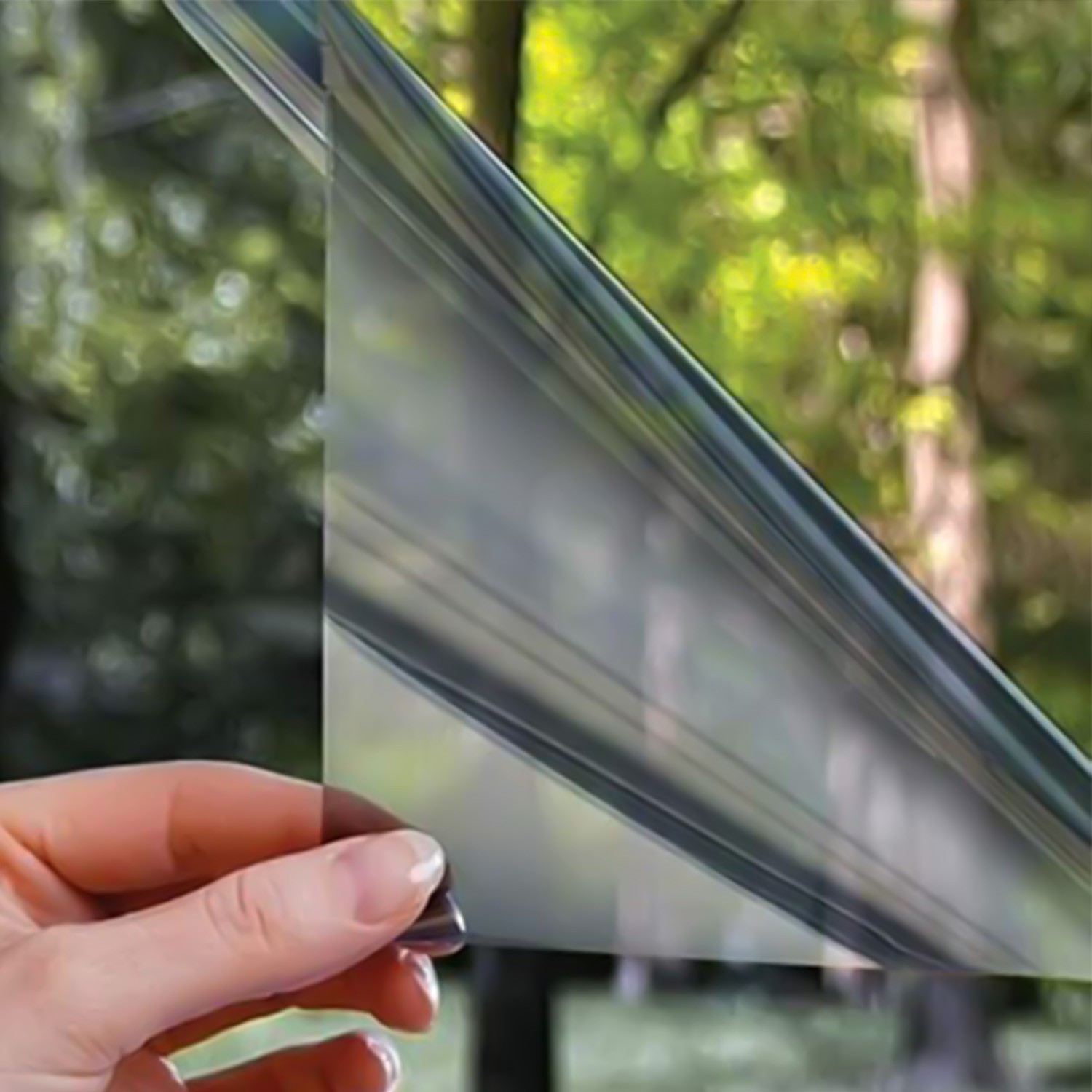 One Way Mirror Privacy Reflection Window Tint Film Reduce Heat & Energy Saver