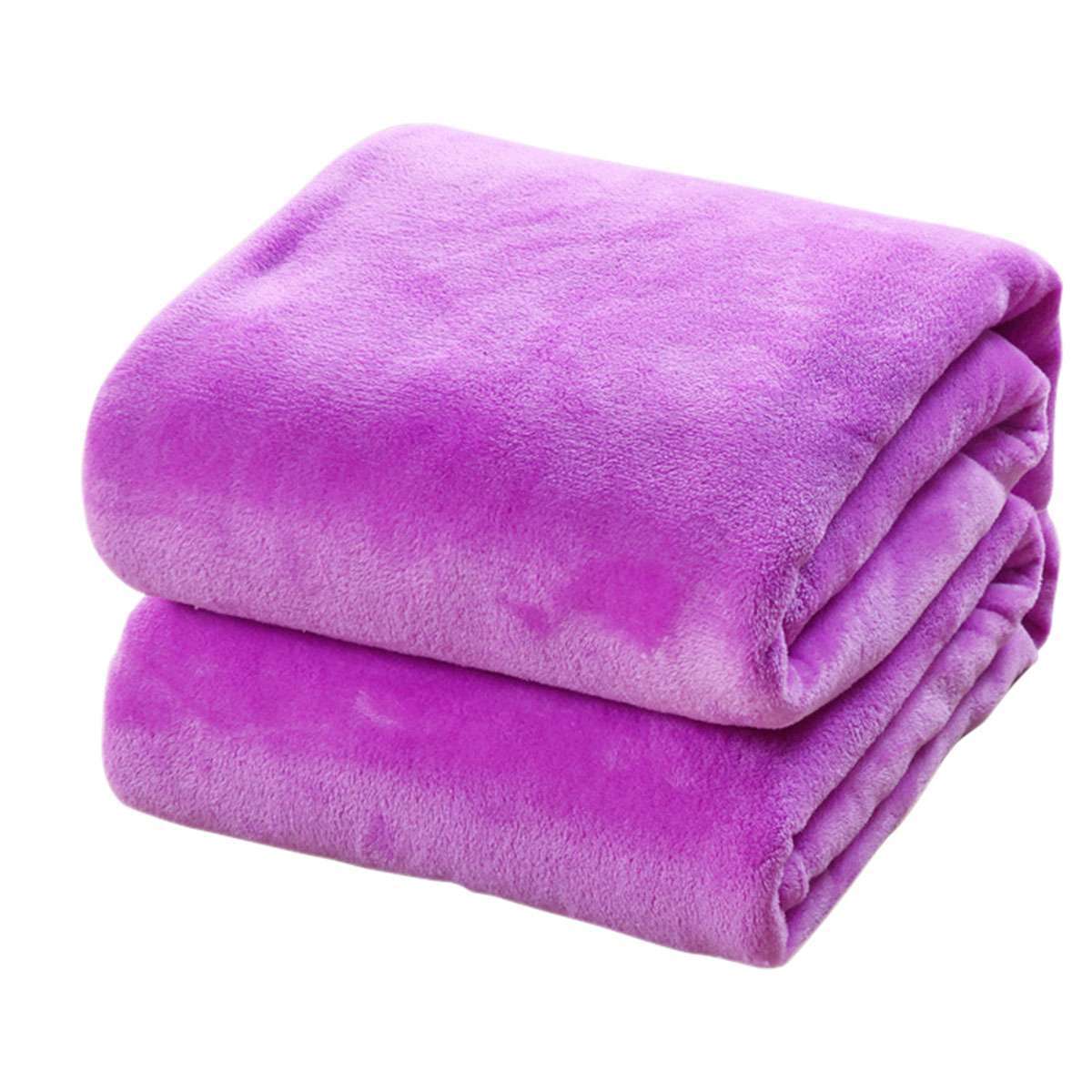 Super Soft Light Weight Plush Fleece Warm Throw Blanket for Couch/Sofa/Bed/Chair