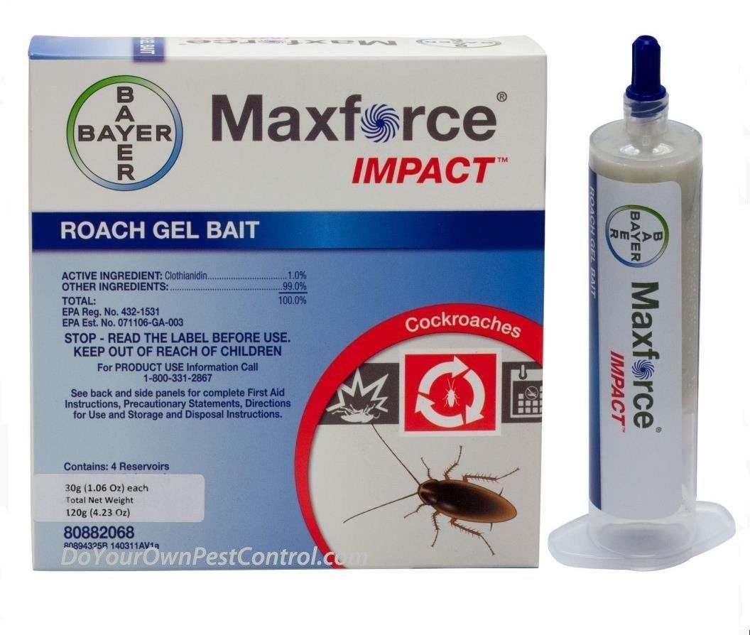 Bayer Maxforce Impact 30 gram Roach Gel Bait *** MAKE A STRONG IMPACT ***