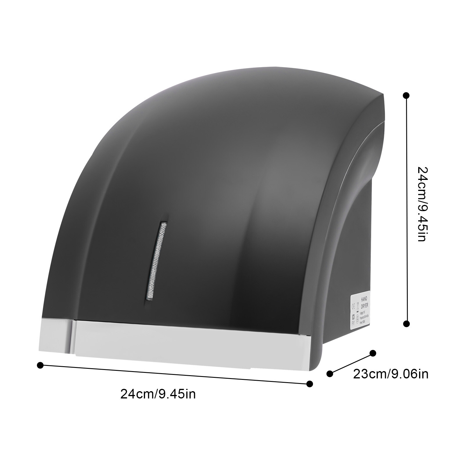 1800W Commercial Automatic Hand Dryer High Speed Hot Air Hand Blower Household