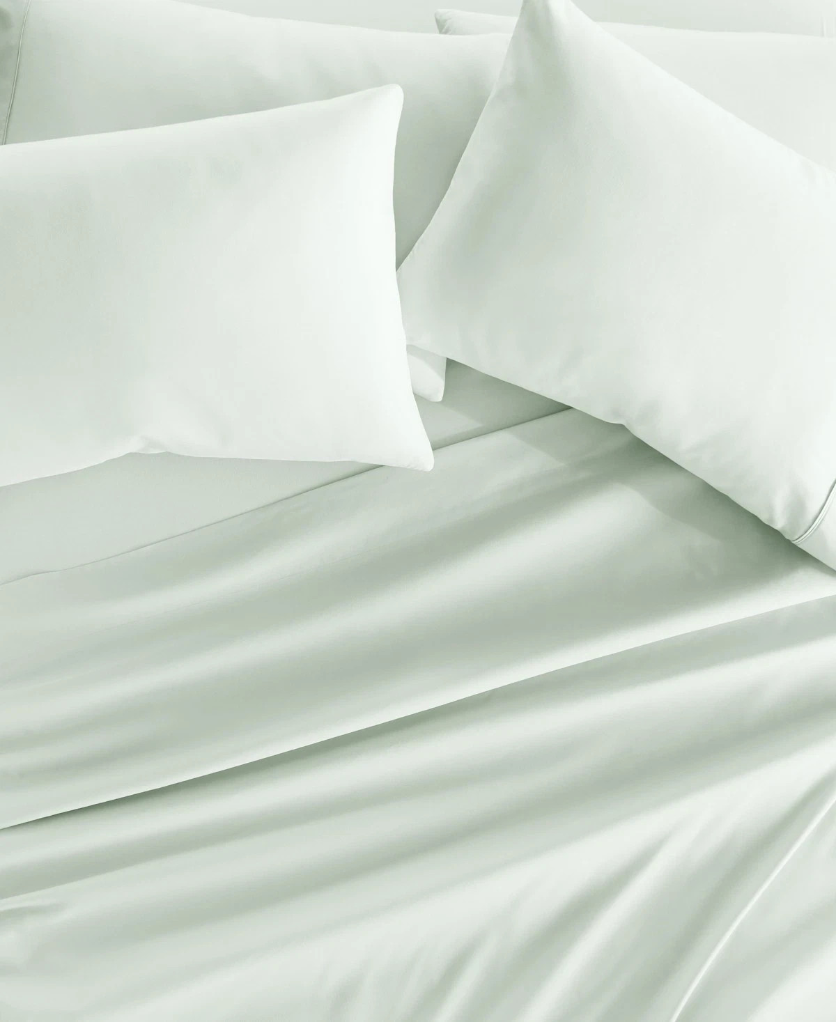 Kaycie Gray Microfiber 4 Piece Sheet Set Twin XL Size In Light Green