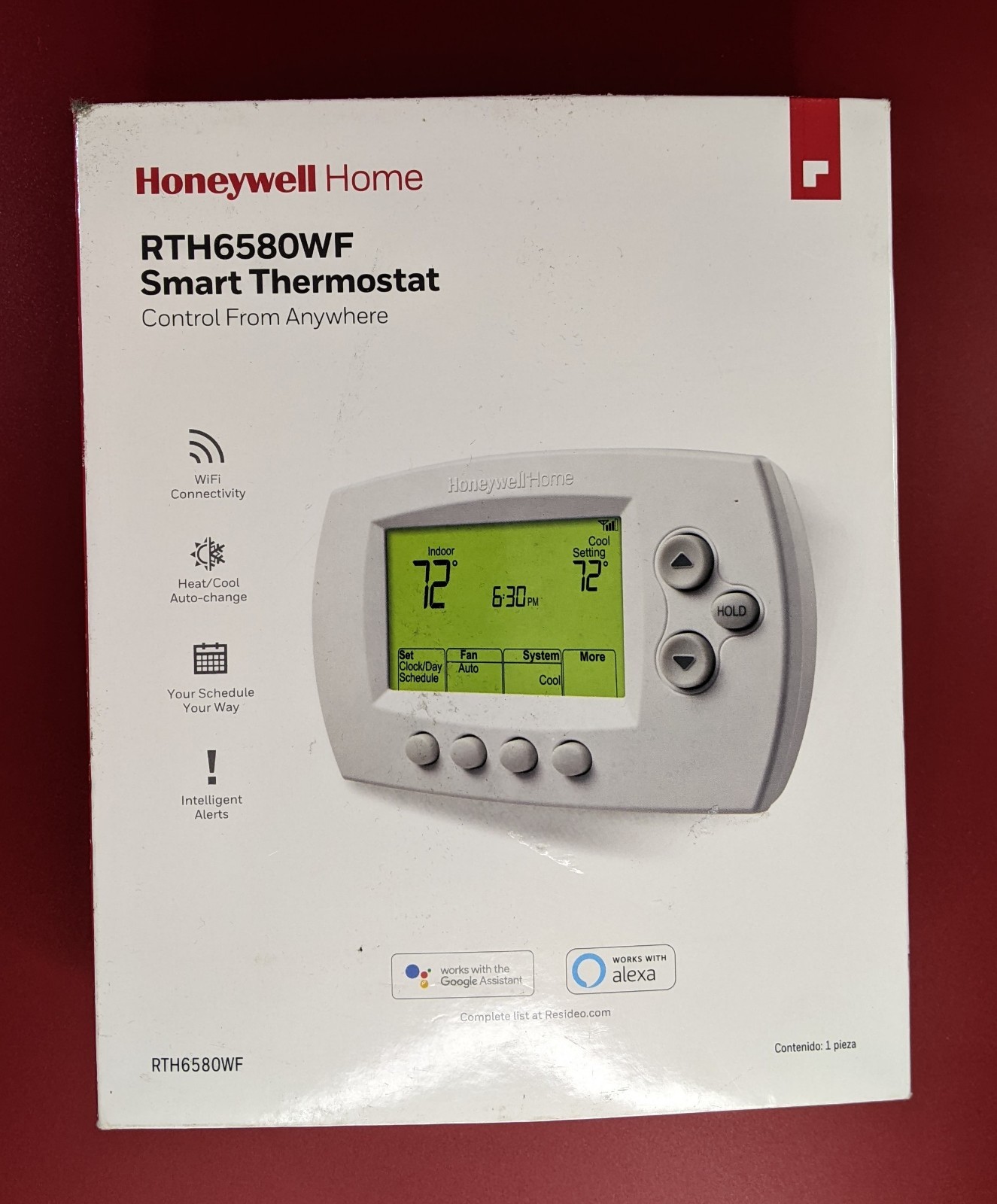 Honeywell Wi-Fi 7-Day Programmable Thermostat (RTH6580WF)