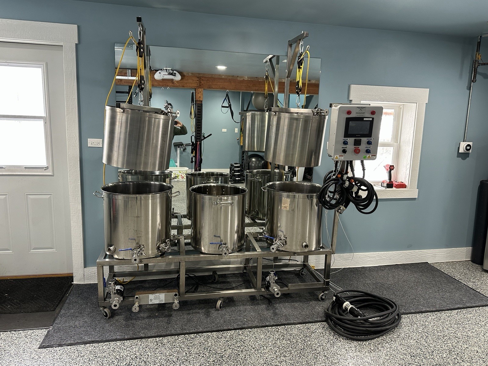 1 Barrel (50 Gallon) Pilot System Rim System Colorado Brewing Company