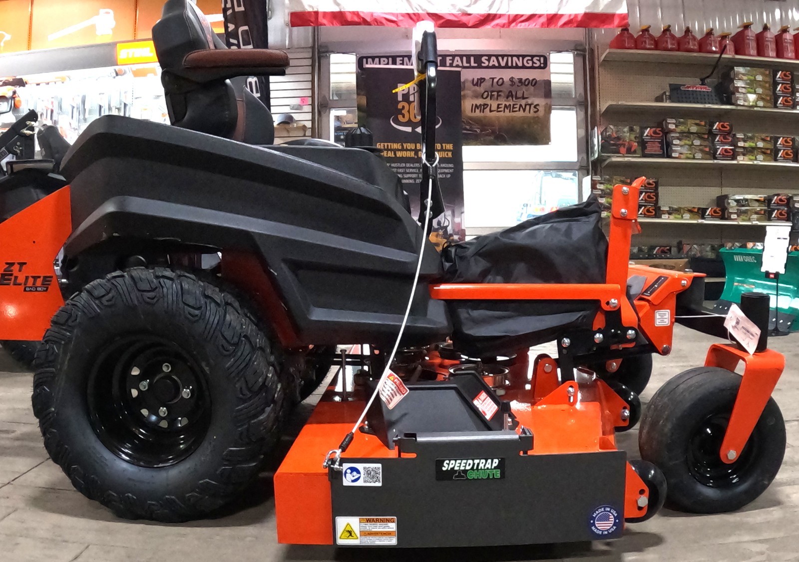 Speedtrap® Chute Blocker Badboy Maverick 48,54,60 2 min Install