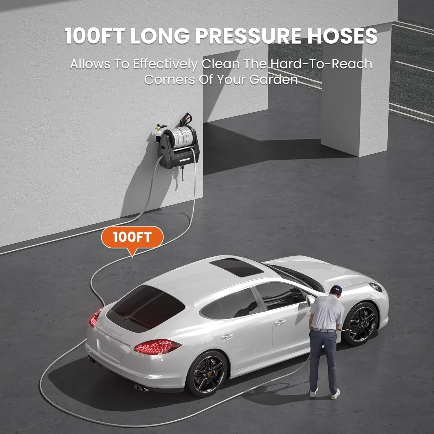 Giraffe Tools Max2900 PSI Electric High Pressure Washer Cleaner Power Washer 30M