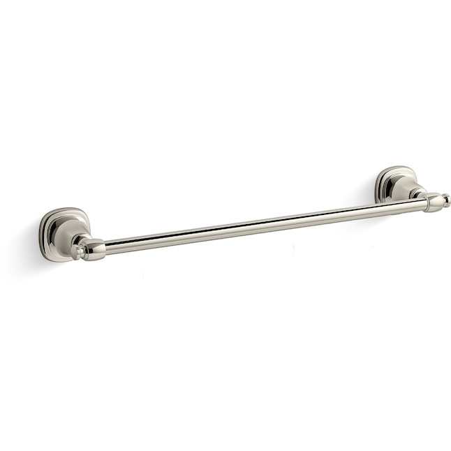 KOHLER Florez 18-in Vibrant Polished Nickel Wall Mount Single Towel Bar