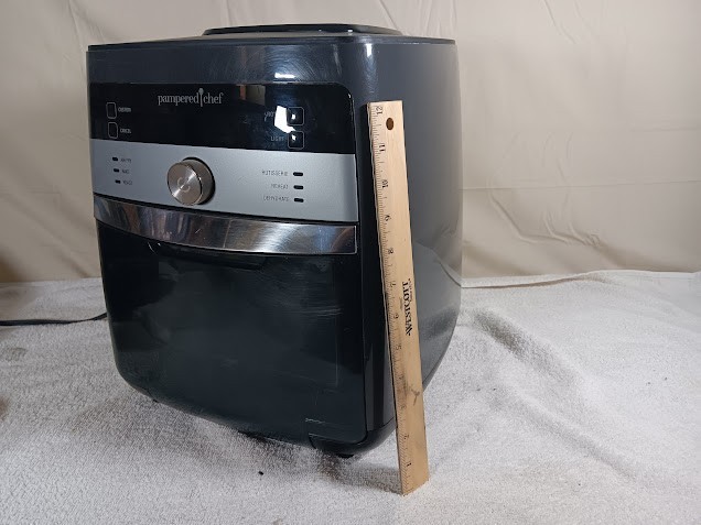 Pampered Chef Air Fryer/Rotisserie Clean +Ready For Use