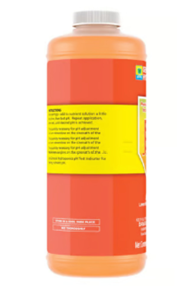 General Hydroponics pH Down Liquid, 1-Quart