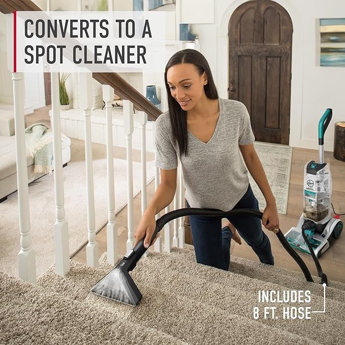 Hoover SmartWash Upright Carpet Cleaner – Blue (FH52000G) – Refurbished
