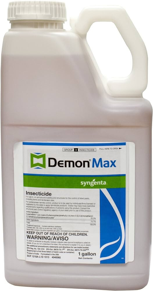 1 Gal Demon Max Pest Insect Control Insecticide 25.3% No Shippin to NY CT or VT