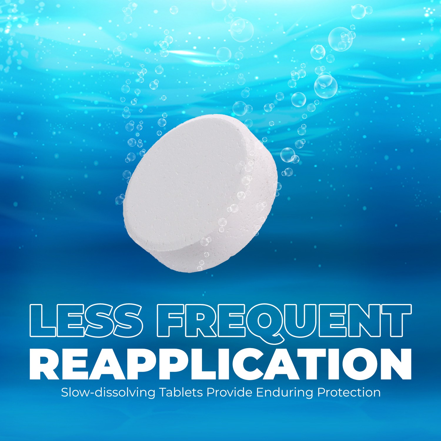 Stabilized Chlorine Tablets for 3″ Swimming Pool Individually Wrapped 5 Pounds